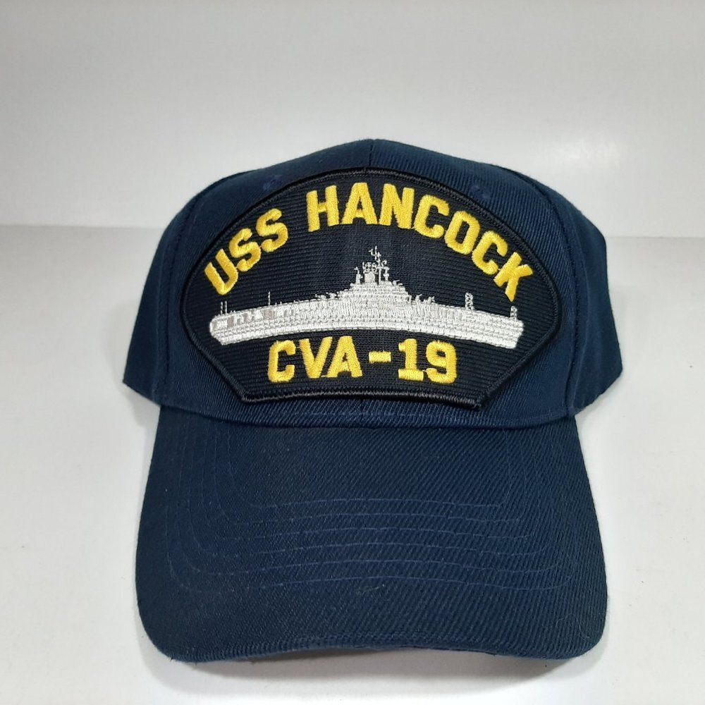 U.S. Navy USS Hancock CVA-19 Men's Hat Cap Navy Bl